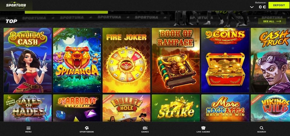 Sportuna casino