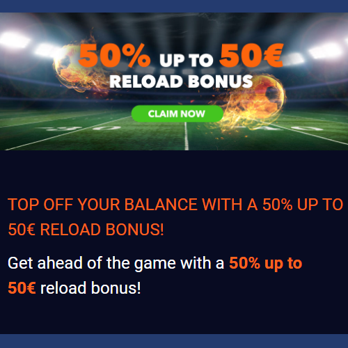 Dreambet reload bonus